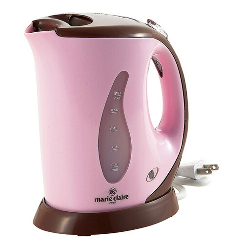 楽天市場】マリ・クレール パーソナル電気ケトル 0.6L（MC-708