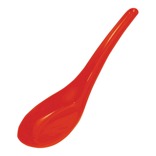 楽天市場】赤釉ラーメンレンゲ 中華食器 レンゲ 業務用 約18cm 磁器製