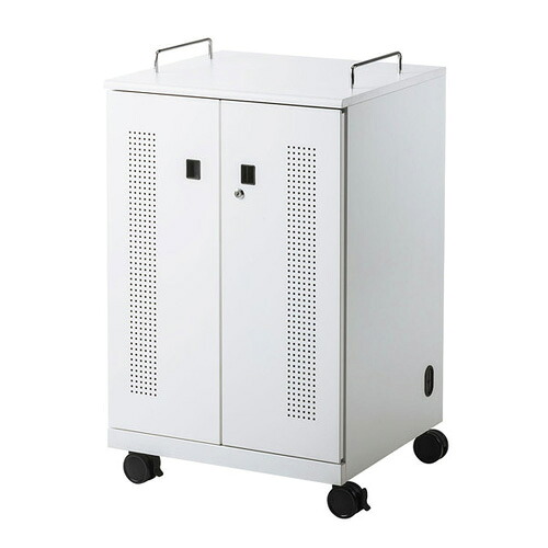 メーカー直送 サンワサプライ ノートパソコン収納キャビネット 12台収納 CAI-CAB104W|Webby