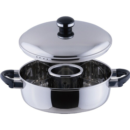 宮崎製作所 オブジェ おでん湯豆腐鍋 25cm 中子・仕切付 OJ-8-1｜Webby