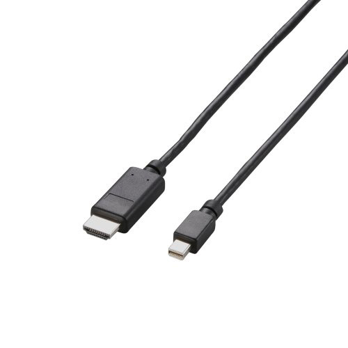 エレコム ELECOM Mini DisplayPort-HDMI変換ケーブル 2m ブラック AD-MDPHDMI20BK