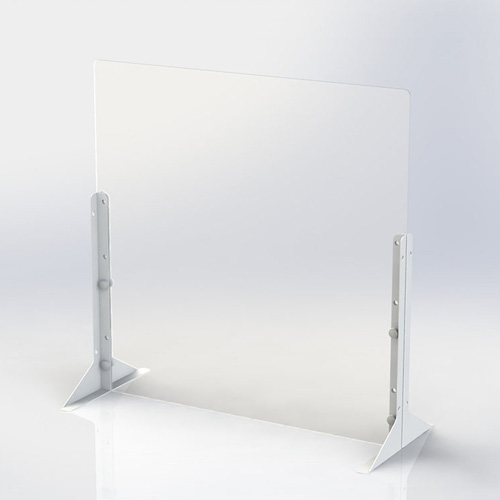 ナカバヤシ アクリルパーティション 600x600mmサイズ クリア PTS-AC6060CR