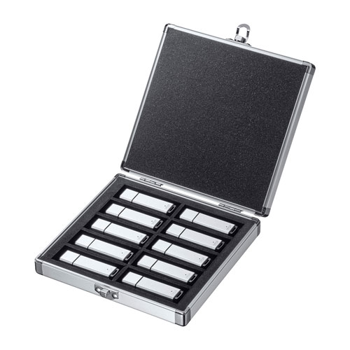 サンワサプライ USBフラッシュメモリケース ラッピング無料 超高品質で人気の 10本収納 FC-UFD1N