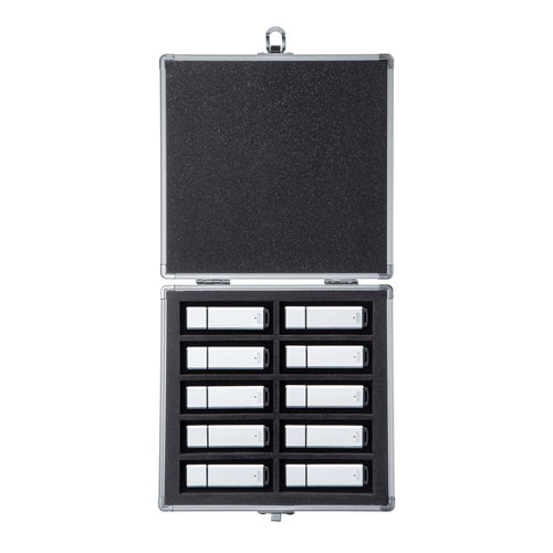 サンワサプライUSBフラッシュメモリケース10本収納FC-UFD1N