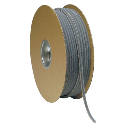 槌屋 すき間モヘアシール 業務用 硬質ベース 1巻 グレー 6mm×9mm×80m PU6090-3PMA