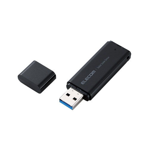 エレコム ELECOM 外付けポータブルSSD 250GB ブラック ESD-EMC0250GBK｜Webby