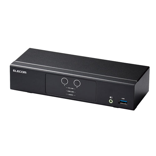 エレコム ELECOM パソコン切替器 KVMHDMI・2ポート KVM-NHUS2