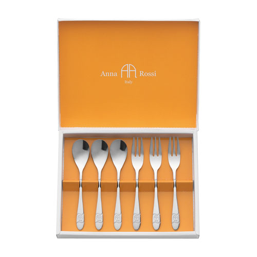 楽天市場】アンナ・ロッシ スプーン＆フォーク6pc(AR-24) キッチン