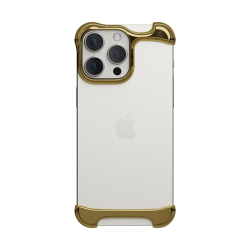 Arc Pulse for iPhone 16 Pro バンパーケース アルミ・ミラーゴールド AC27049i16PR|Webby