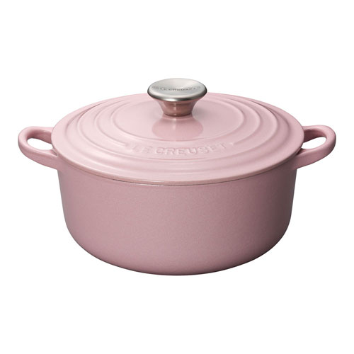 LE CREUSET - 新品 未使用 ル・クルーゼ ココットロンド 22cm ギフト プレゼント 祝い ココット・ロンド ル・クルーゼ ルクルーゼ 両手鍋 SIGNATURE