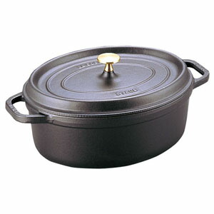 ストウブ staub ピコ ココット オーバル 33cm 黒 40509-322 日本正規品業務用