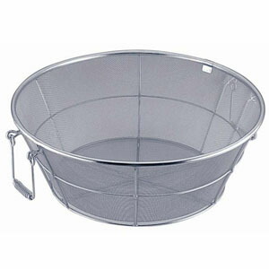 本間冬治工業 18-8 手付揚ざる 細目 51cm