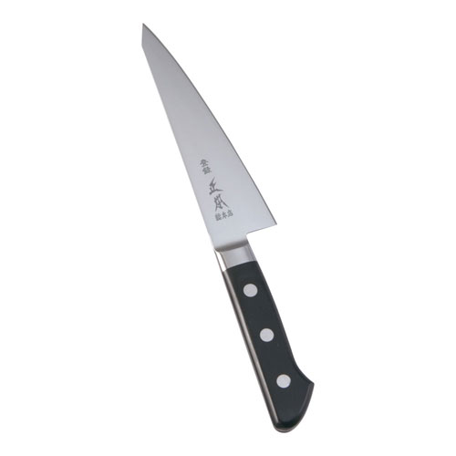 正本総本店 正本 ハイパーモリブデン鋼 ツバ付骨すき 両刃 14.5cm