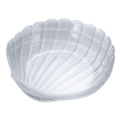 楽天市場】大鉢 6枚セット 23cm シェル 廣田硝子 貝殻 盛皿（3450