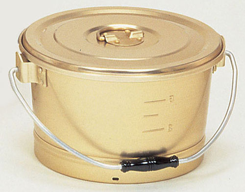 しゅう酸 丸型一重食缶 にぎり1ヶ付 214G 12L|mono