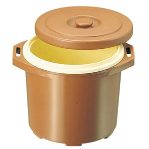 プラスチック 保温食缶 ごはん用 DF-R1 大 D/B