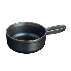 staub ストウブ アヒージョポット 12cm 40509-594 アヒージョ 鍋 オーブン対応 鍋 なべ 調理器具 キッチン用品 ブラック 日本正規品業務用