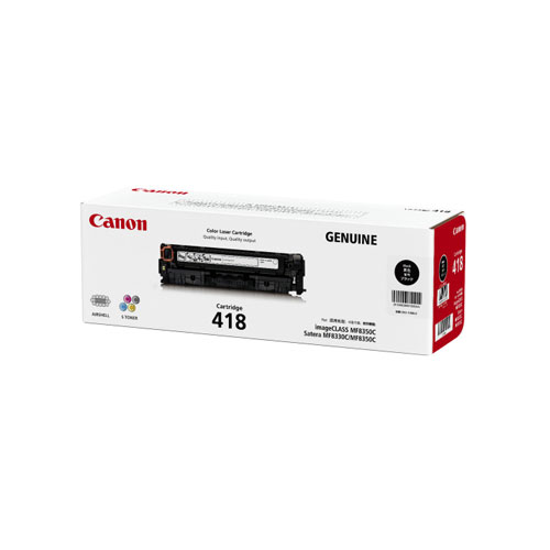 キヤノン Canon トナーカートリッジ 418 ブラック CRG-418BLK