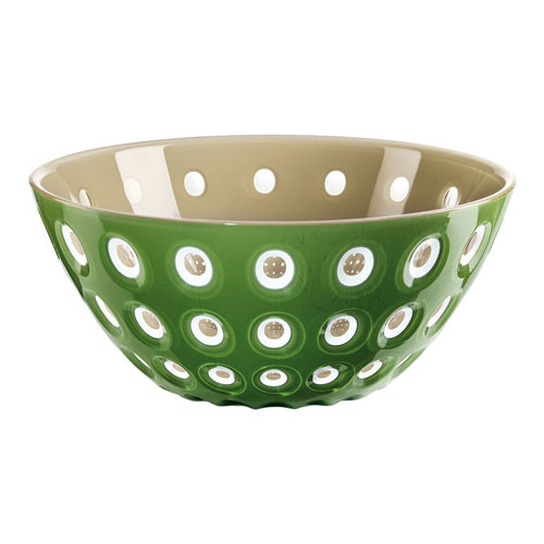 グッチーニ guzzini リムーネ ボウル 25cm サンド/グリーン 2794.25159
