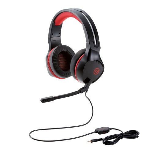 エレコム ヘッドセット オーバーヘッド ゲーミング φ3.5mm4極ミニプラグ ケーブル 2m PS4 PS5 eスポーツ ガンシューティング ブラック HS-G01BK
