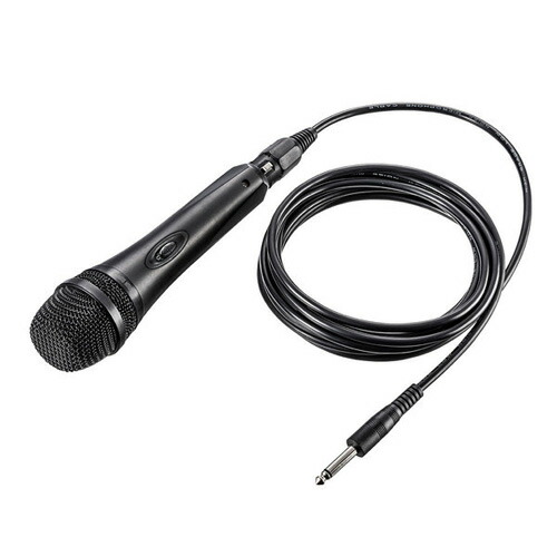 サンワサプライ ハンドマイク 有線タイプ・MM-SPAMP10用 MM-SPHM4