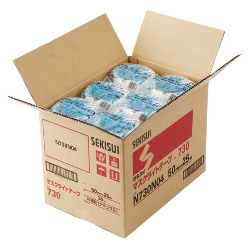 積水化学工業 マスクライトテープ730 半透明 30巻 N730N04×30