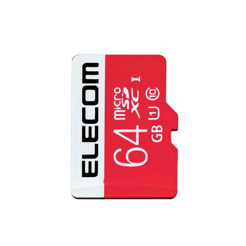 ポスト投函 エレコム マイクロSD カード 64GB UHS-I U1 Class10 SD変換アダプタ付 任天堂スイッチ対応 GM-MFMS064G｜mono