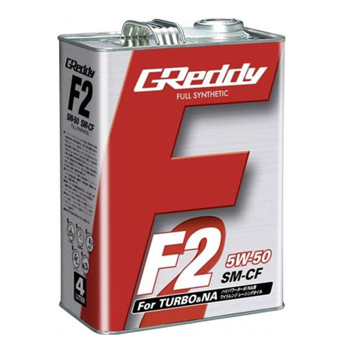 Greddy エンジンオイル F2 5w-50 4L SM-CF Full Synthetic Base 17501204