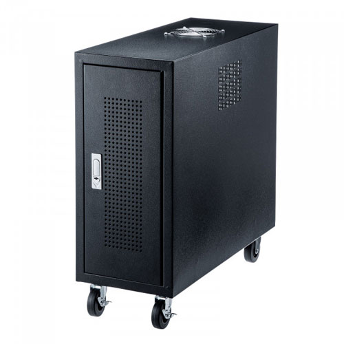 メーカー直送 サンワサプライ キャスター付きハブボックス 2U ブラック CP-THBOX2UBK
