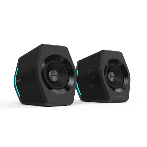 Edifierゲーミングスピーカー Hecate G2000 2.75インチフルレンジ 合計16W Bluetooth4.2 ED-G2000シリーズ ブラック ED-G2000-BK
