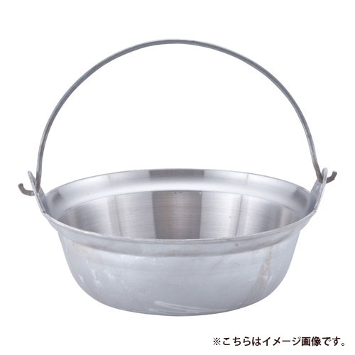 ナカオ アルミイモノ 吊付円付鍋 45cm｜mono