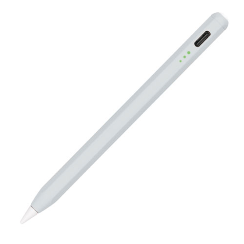 ナカバヤシ Digio2 iPad専用 充電式タッチペン ショート グレー TPEN-002GY