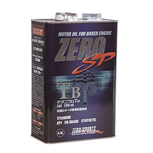 ゼロスポーツ エンジンオイル チタニウムTB 10w-40 4.5L 0826012