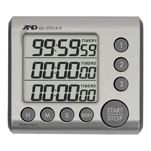 A&D 3チャンネル100時間タイマー AD-5701A-E画像