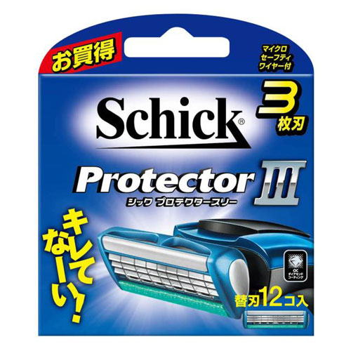シック プロテクタースリー替刃 12個入