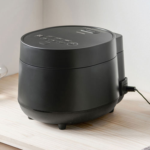 アイリスオーヤマ ジャー炊飯器 3合 RC-MGB30-B ブラック