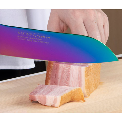 送料無料 あす楽 スミカマ 霞 包丁 三徳包丁 18cm 小包丁 13cm シャープナー 包丁セット キッチン オパール 彩なす お刺身 チタンコーティング 日本製 岐阜 関 Kasumi Sumikama Espacoser Org Br