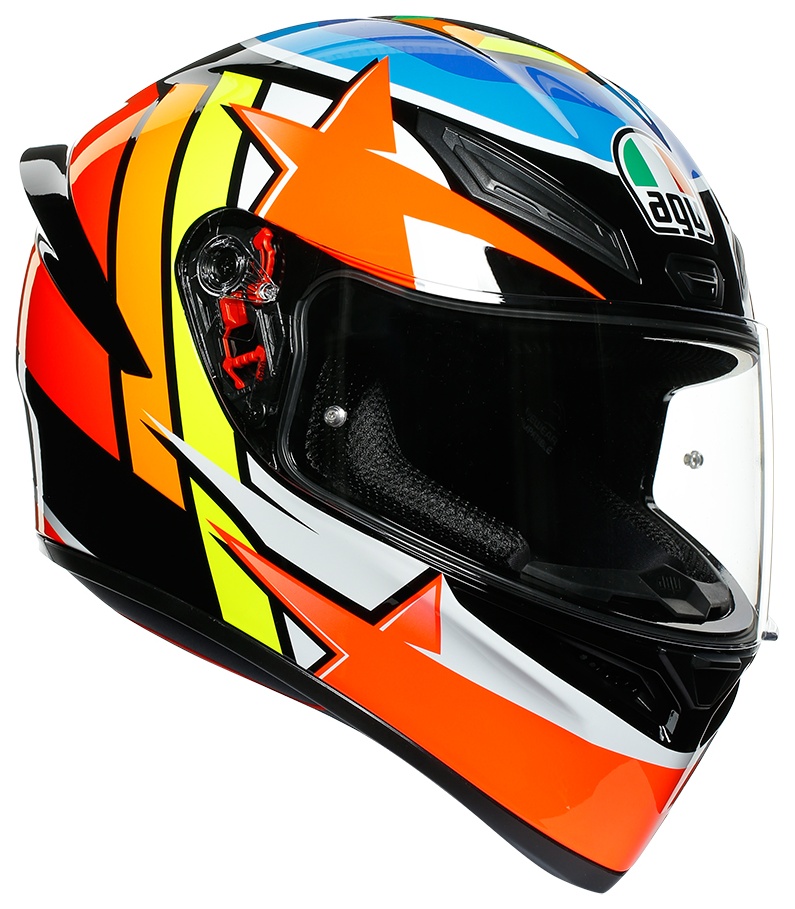 AGV K6 HYPHEN 純正ミラーシールド他豪華フルセット-