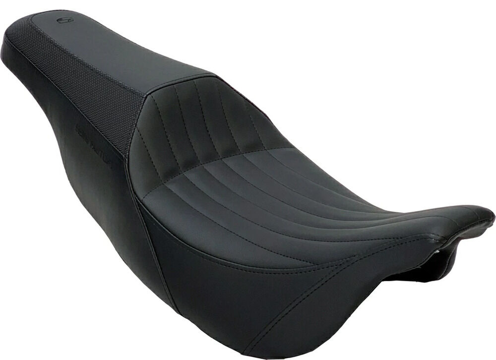 Ken’s factory ケンズファクトリー ［Next Level：ネクスト レベル］Two-Up seat：トゥ アップ シート ツーリング HARLEY-DAVIDSON ハーレーダビッドソン シート関連 外装 ステッチカラー：ブラック(ブラックロゴ)