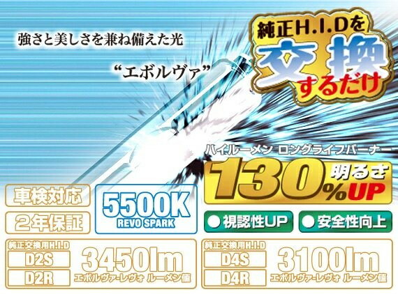 DELTA DIRECT デルタダイレクト EVOLVA Revo Spark エボルヴァ レヴォ スパーク NV350キャラバン HID補修バルブ 灯火類 電装系