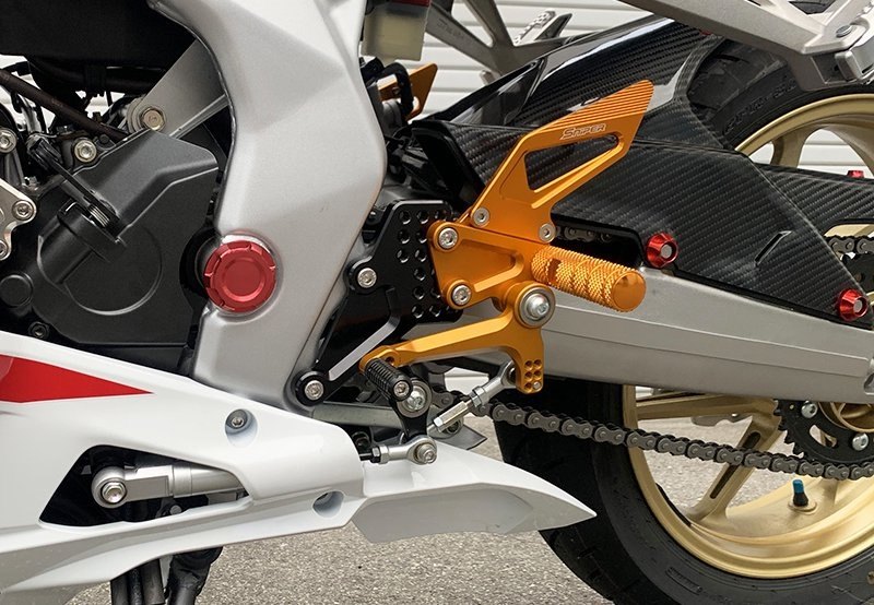 楽天市場 Sniper スナイパー バックステップ クイックシフター装着車用 カラー 黒 Cbr250rr Honda ホンダ ウェビック 楽天市場店