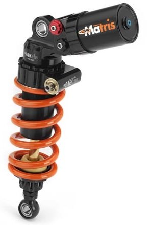 Matris マトリス リアショック M46R 油圧プリロードアジャスター付き シバー750 APRILIA アプリリア リアサスペンション サスペンション 足回り