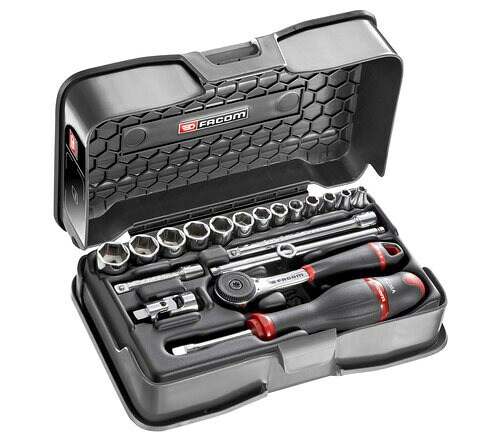 FACOM ファコム 1/4インチ 6Pメトリックソケットセット 19本入り セット工具|ウェビック 店