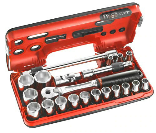FACOM ファコム 1/2 メトリック 6ポイント ソケットレンチ セット ディテクション ボックス セット工具|ウェビック 店