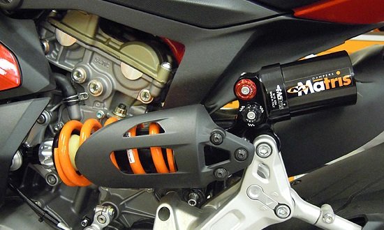 Matris マトリス リアショック M46R 油圧プリロードアジャスター付き 1199パニガーレ 1299パニガーレ DUCATI ドゥカティ リアサスペンション サスペンション 足回り｜ウェビック　店 158,730円