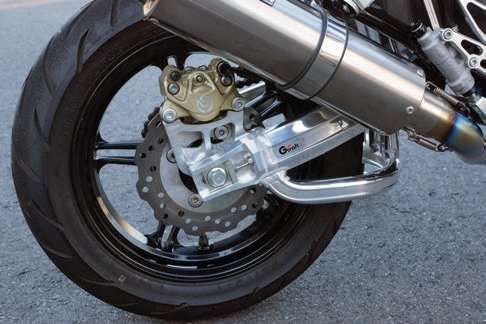 G-Craftジークラフトスイングアームトリプルスクエアスタビ付きZ125プロ