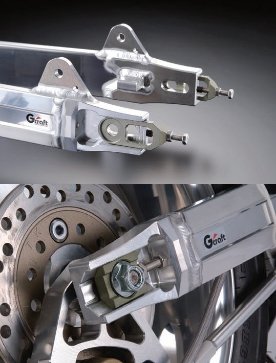 G-Craftジークラフトスイングアームトリプルスクエアスタビ付きZ125プロ