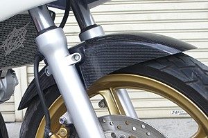 A-TECHエーテックフロントフェンダースペシャル素材:綾織カーボンVTR250HONDAホンダ