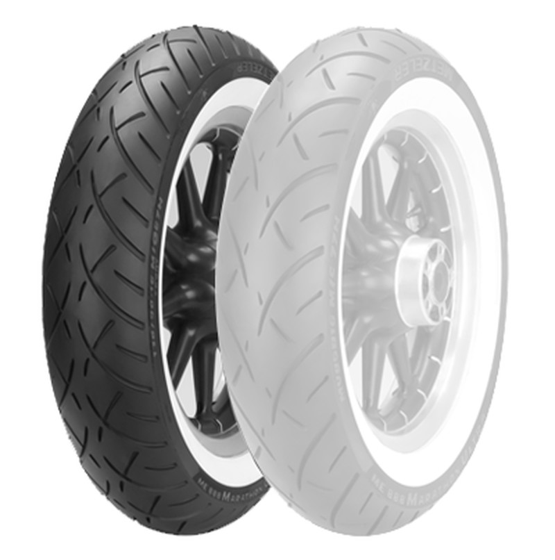 METZELER メッツラー ME888 MARATHON ULTRA WHITEWALL 【100/90-19 M/C 57H TL】 マラソン ウルトラ ホワイトウォール タイヤ オンロードタイヤ・アメリカン/クラシック オンロードタイヤ|ウェビック 店