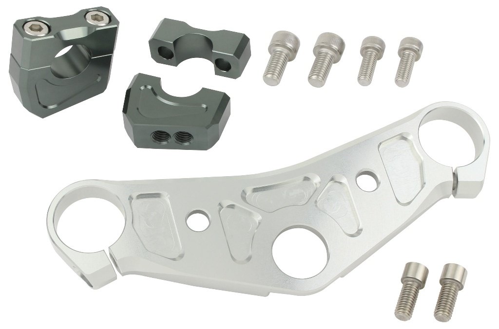 SHIFT UP シフトアップ ビレットトップブリッジ／クランプセット XR100モタード XR50モタード HONDA ホンダ トップブリッジ ハンドル周辺パーツ ハンドル｜ウェビック　店